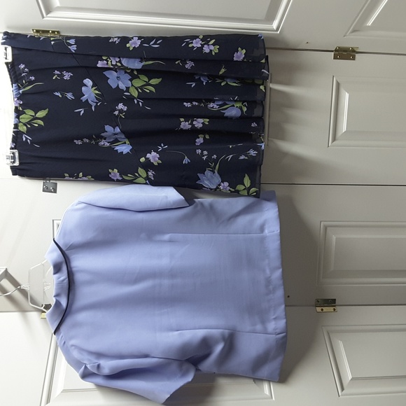 Periwinkle skirt set - Picture 2 of 4